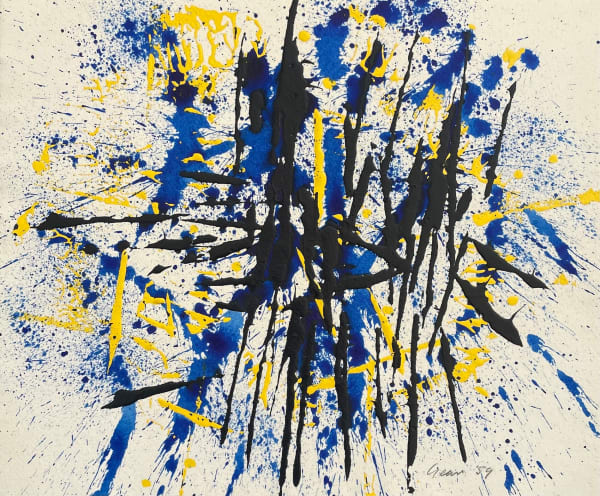 William Gear RA Untitled VIII, 1959 mixed media on paper 27 x 32cm signed