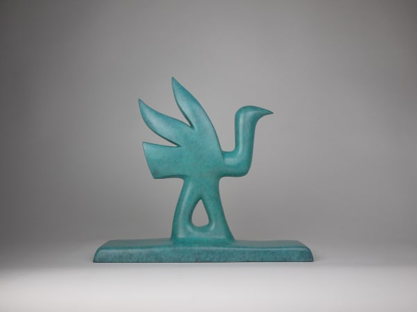 Stephen Page Sunbird bronze edition of 6 28 x 32 x 9cm