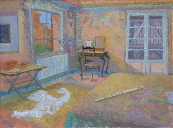 Victoria Jinivizian NEAC Hirohiko’s Flute oil on gesso panel 32 x 41cm