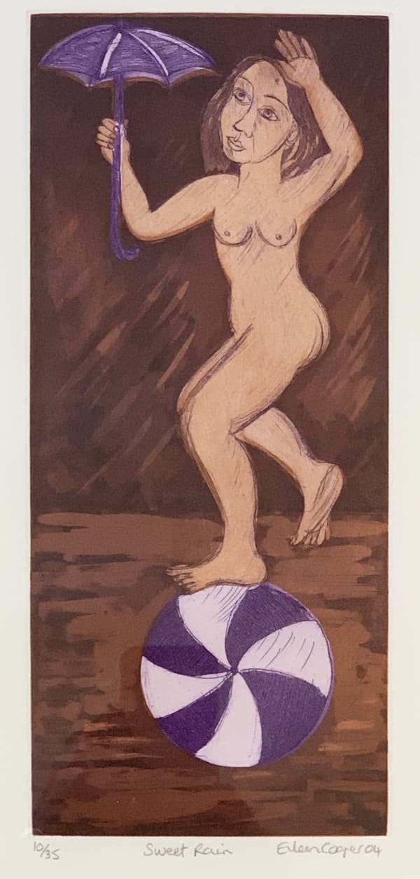 Eileen Cooper RA Sweet Rain etching edition of 35 47 x 25cm edition of 35 signed