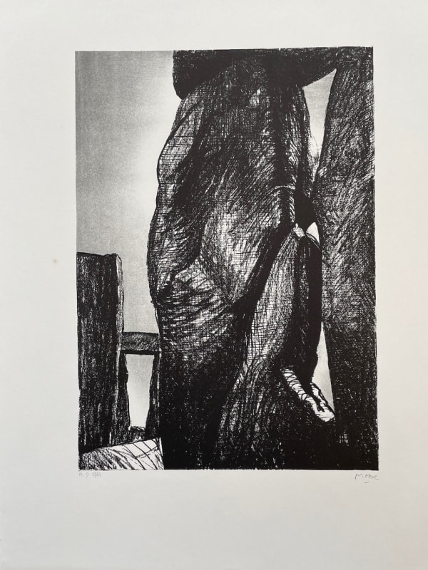 Henry Moore Stonehenge IX, Head of a Giant, 1973 lithograph 41.2 x 29cm (plate) 57.7 x 46cm (paper) edition 23 of 60 signed