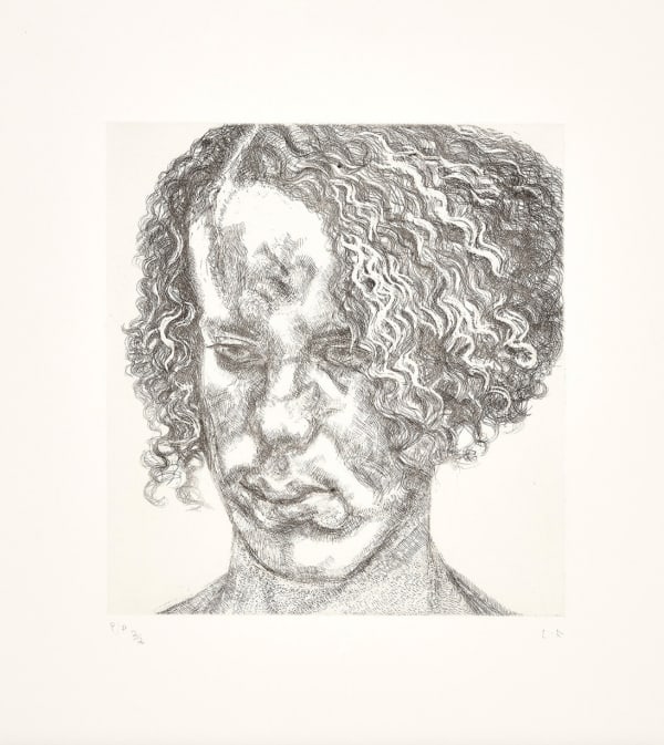 Lucian Freud, Portrait of a Girl, 2004