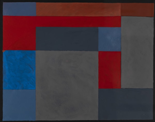 George Dannatt, A Colour Composition - Dominant Red, 1995