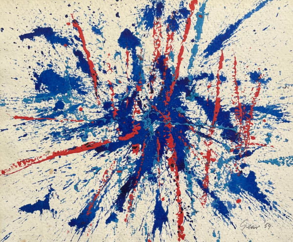 William Gear RA Untitled II, 1959 mixed media on paper 27 x 32cm signed