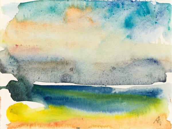 Mary Abbott, Untitled (Sky Study, 1am), 1988