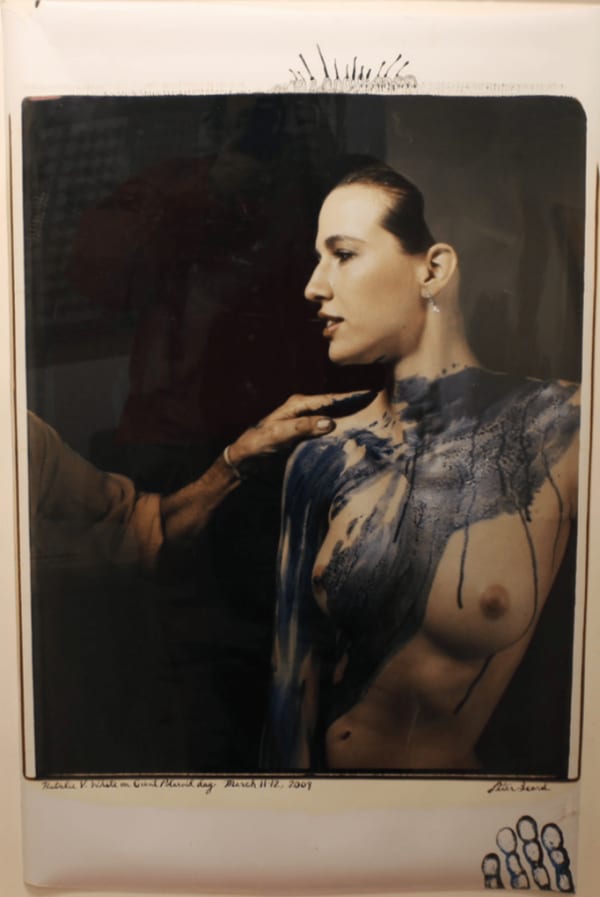 Peter Beard, Natalie V. White on Giant Polaroid Day, 2009