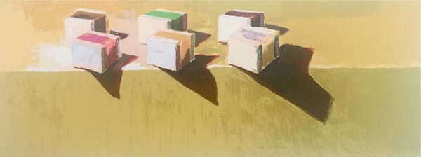 Jian Wang Beijing Fruitcakes, 2012 Lithograph 15.25 x 42.5"