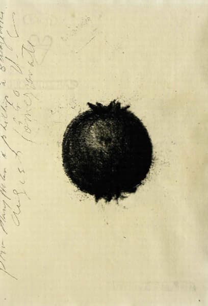 Donald Sultan, Untitled (Pomegranate), 1990