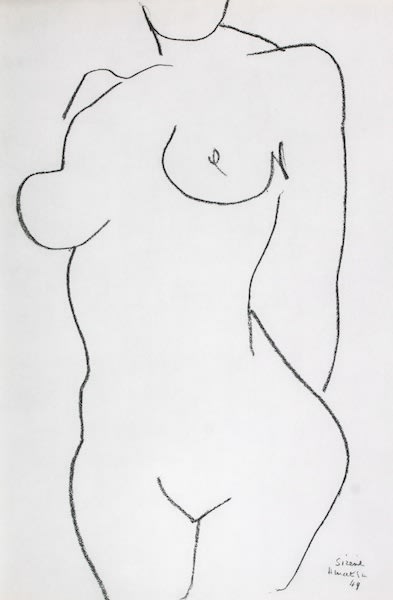 Female Nude Drawing from Verve (Front)
