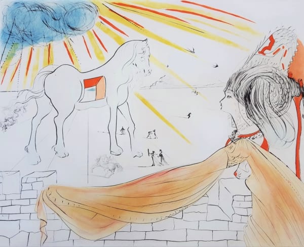 Helene et la Cheval de Troie