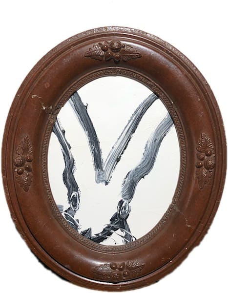 Untitled, White Oval Bunny