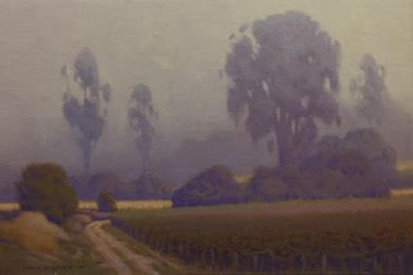 Foggy Morning Vineyard II