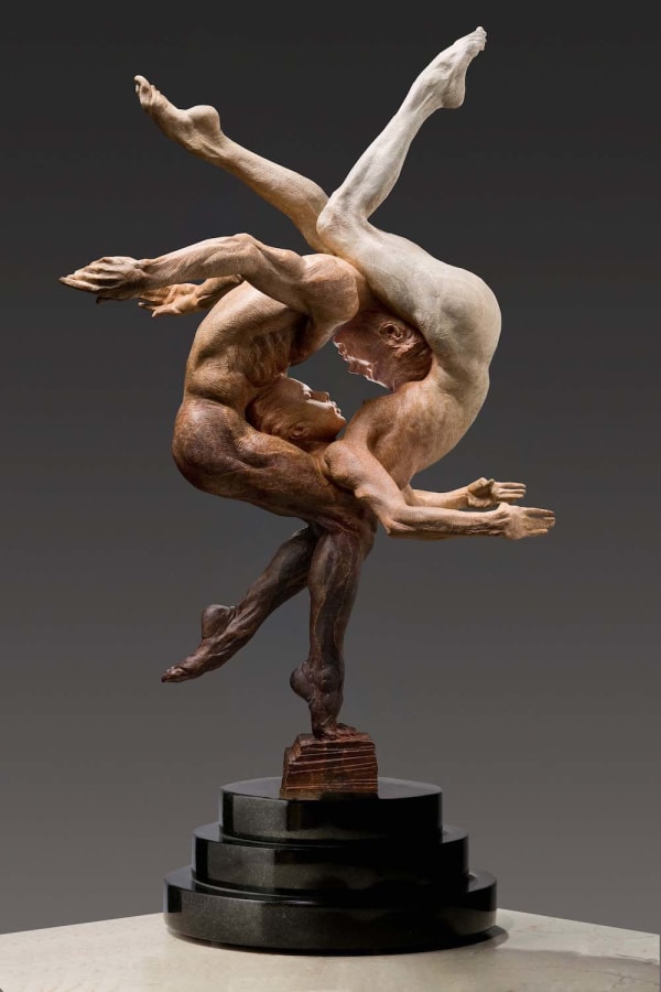 Richard MacDonald Duality, Atelier, 2023 Bronze 17.75 x 8 x 7"