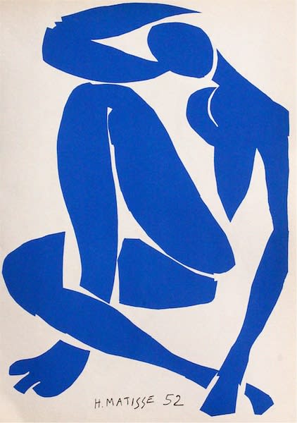 Nu Bleu - Femme Assise No 4., (Blue Nude IV)