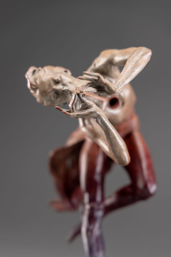 Trumpeter Draped, Atelier, Red