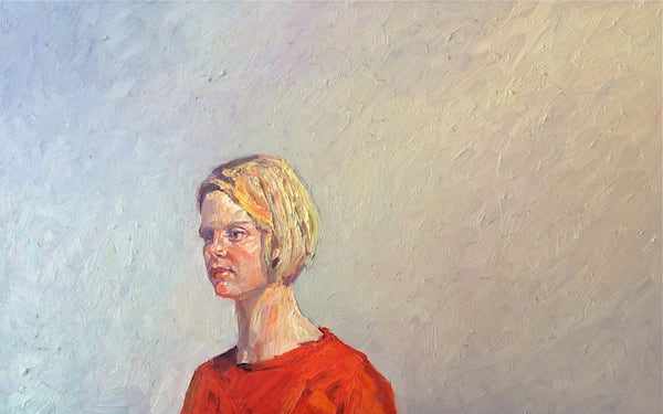 Jian Wang Kate, 2014 Oil 30 x 48"