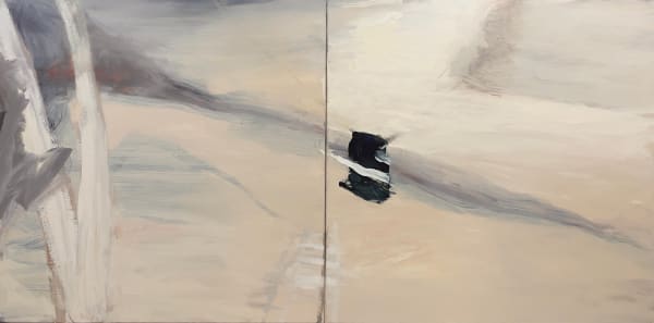 David Collins, Visitor (diptych), 2024