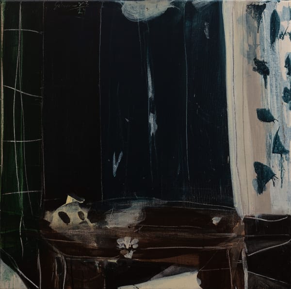 Peter Godwin, Mask and Moon, 2024