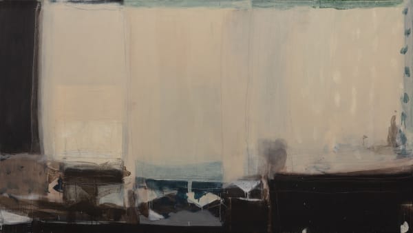 Peter Godwin, Night Studio with Mountain Study , 2025