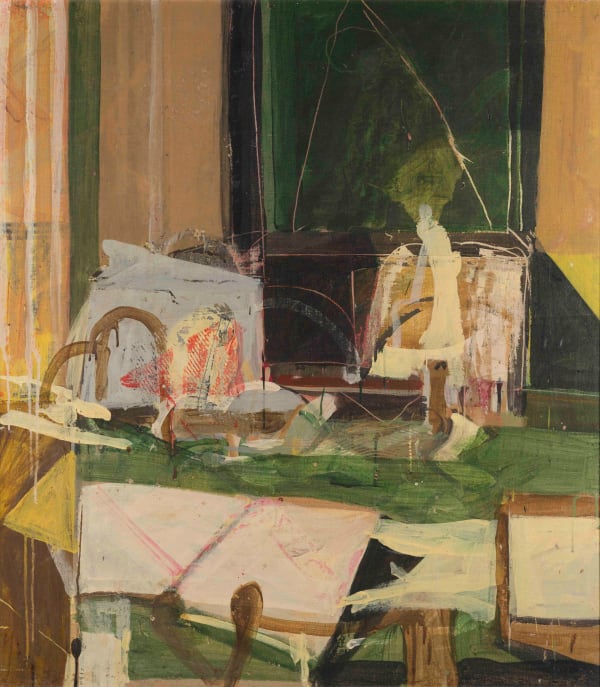 Peter Godwin, Book, Skull and Statue, 2002