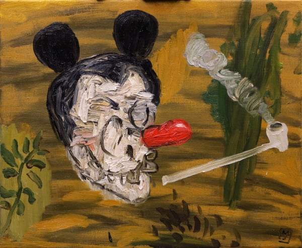 Matías Sánchez, Cabeza con pipa, 2018