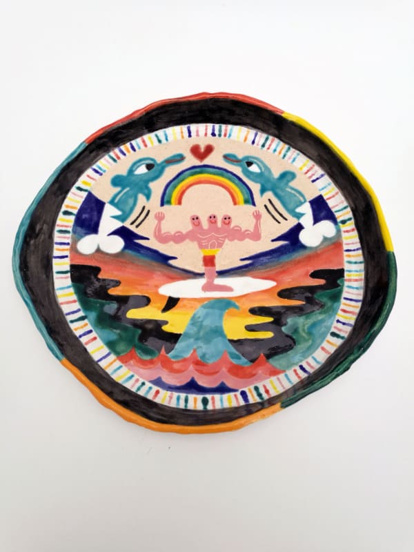 Louis Lambert (3ttman), Surfing at down, 2017