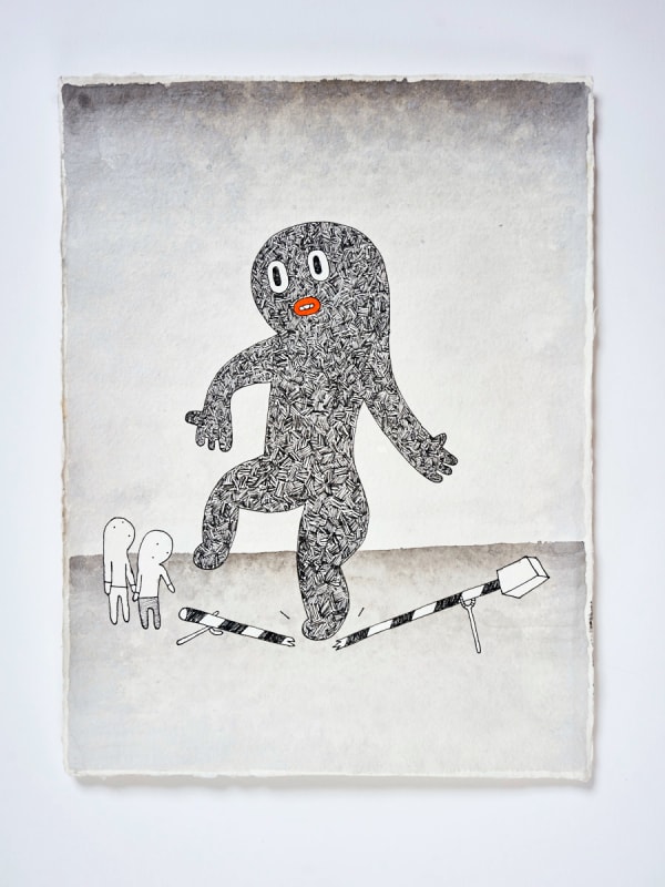 Boris Hoppek, Bimbo breaking it badly, 2017