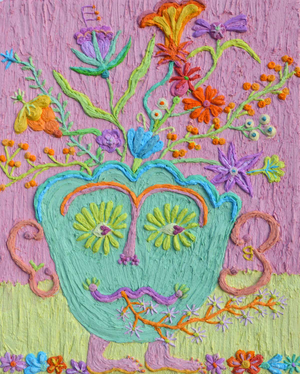 Espejo floral de abril, 2025 Laura López Balza