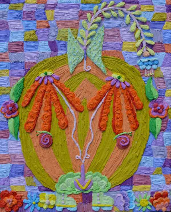 Espejo floral de octubre, 2025 Laura López Balza