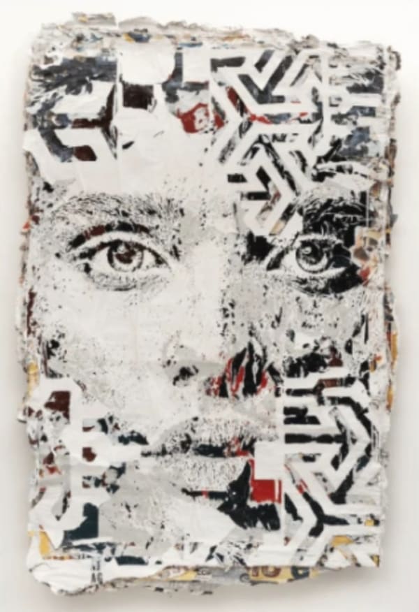 Vhils, Splice Series #07, 2023