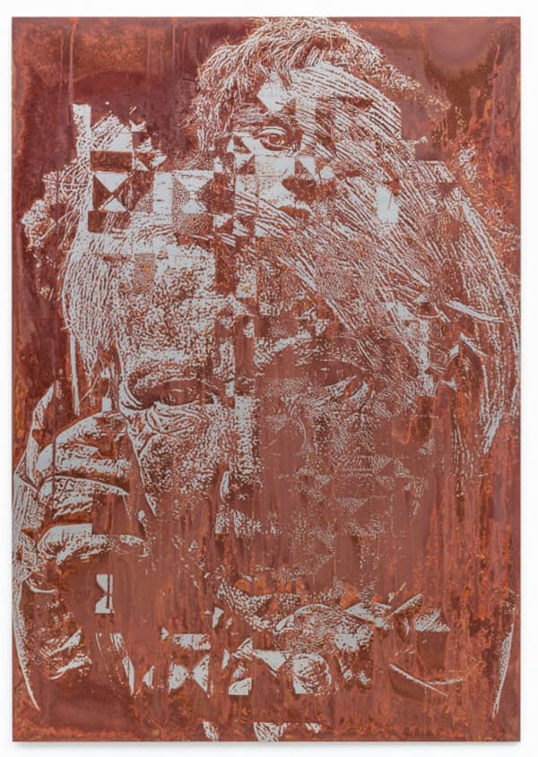 Vhils, Crack Series #02,, 2020