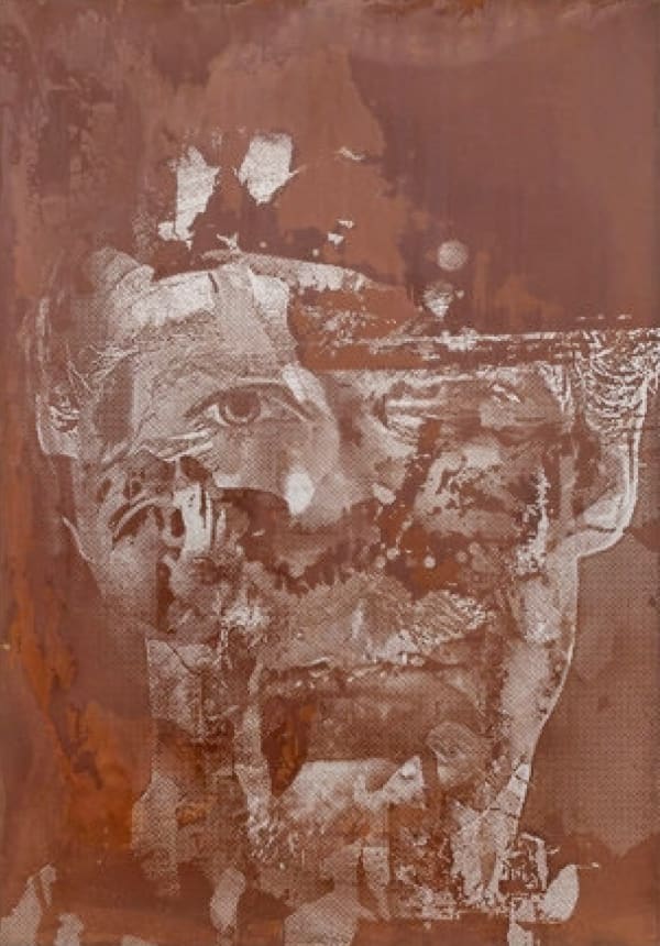 Vhils, Crack Series #03, 2020