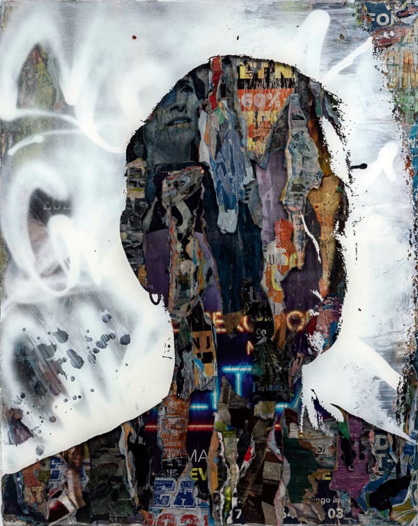 Vhils, Atomizer Series #15, 2022