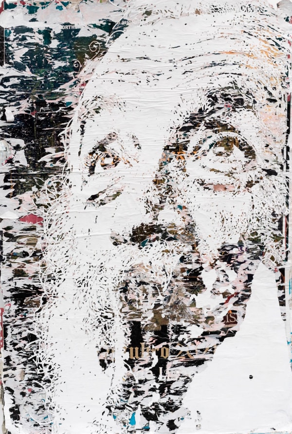 Vhils, Scrape Series #04, 2022