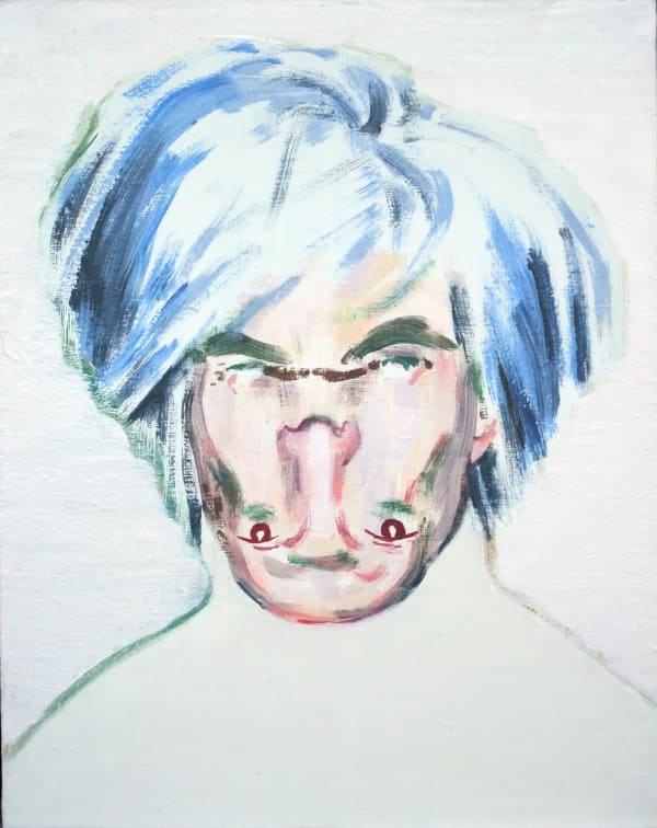 Darren Coffield, Shockheaded Warhol I [Study], 2010