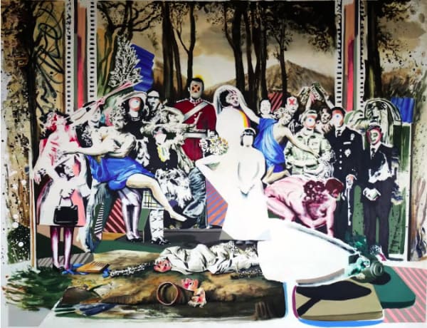 Darren Coffield, Feast of Pan [After Poussin’s The Triumph of Pan], 2018