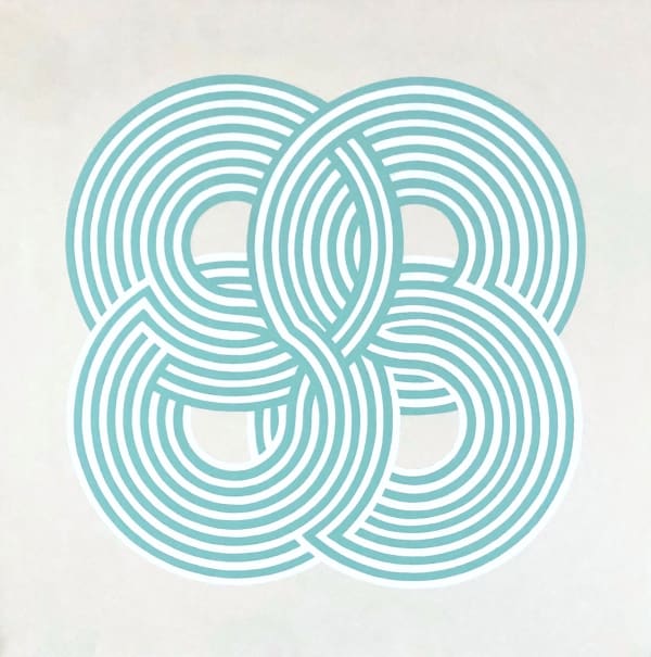 Orlando Campbell, Two colour adidas crop circle, 2018