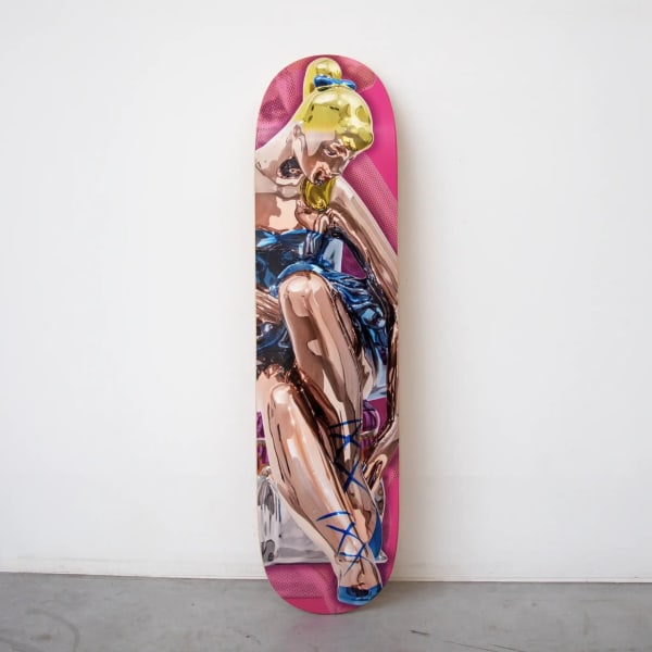 Jeff Koons, Seated Ballerina Skateboard, 2025