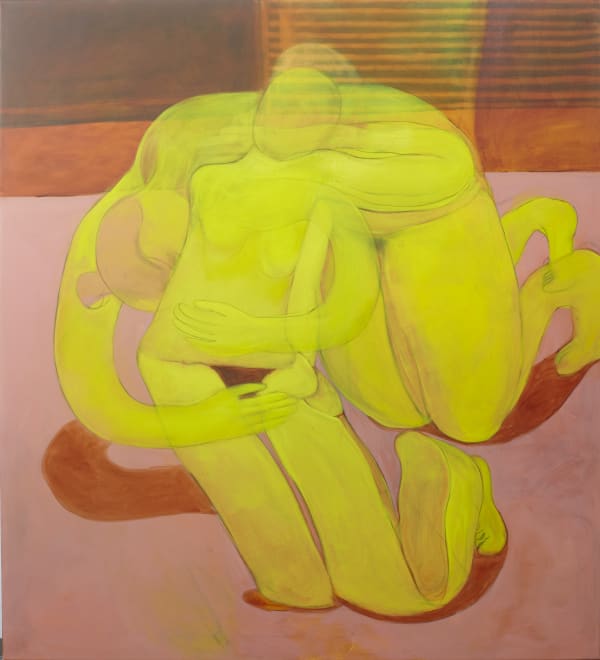Tahnee Lonsdale, Embracing Yellow Nudes, 2018