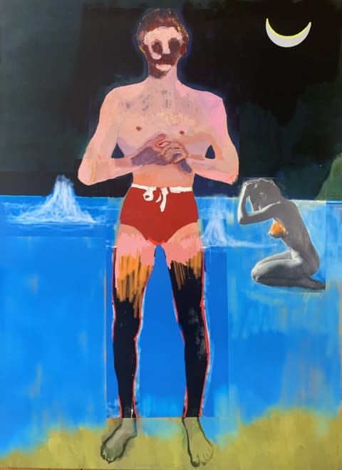 Peter Doig, Bather for Secession, 2020