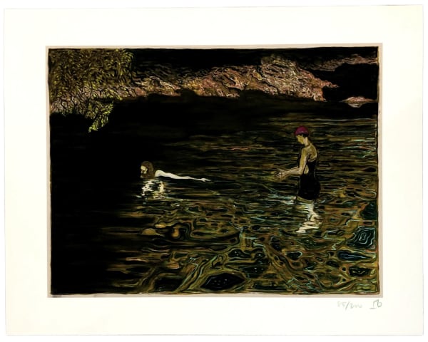 Billy Childish, Swimmer, 2019