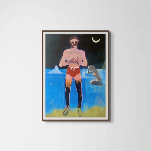 Peter Doig, Bather for Secession, 2020