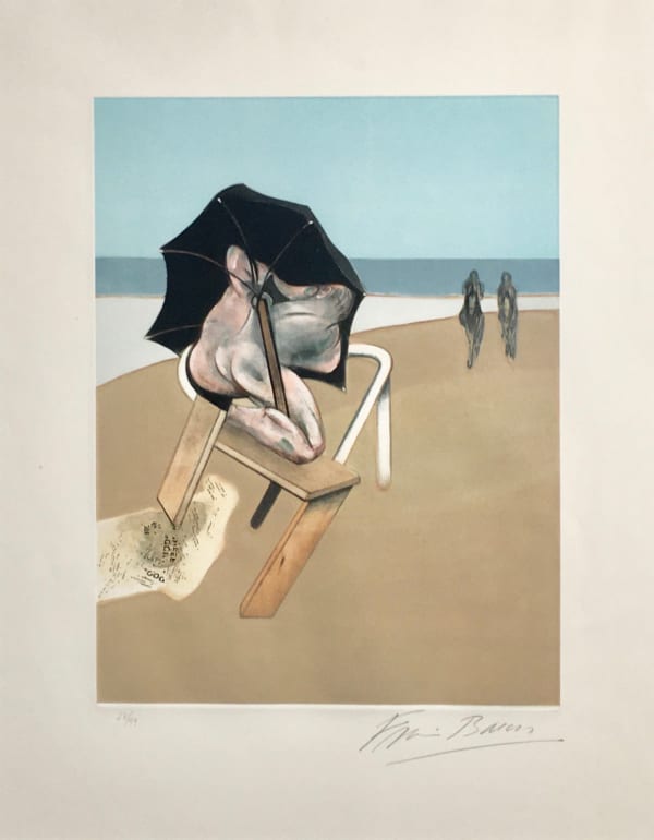 Francis Bacon, Metropolitan (left panel), 1981