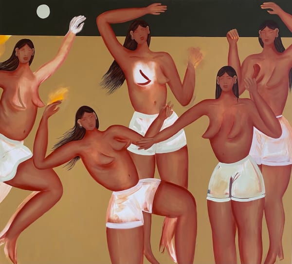 Ethel Coppieters, Scène de groupe