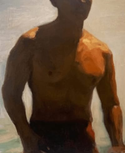 Mao Wu Torse d’homme - (Ferdinand), 2021 - 2024 38 x 46 cm