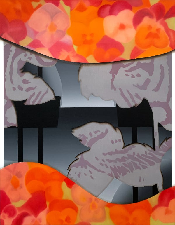 Jonas Vanderbeke, Pansies for Joe (L) 1, 2023