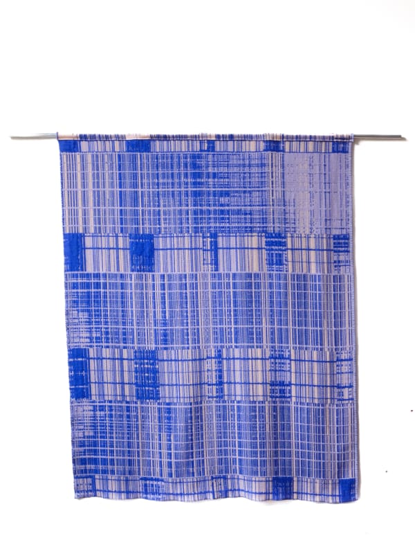 Emma Terweduwe, Beyond Bold tapestry Electric Blue, 2023