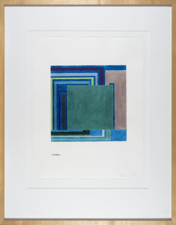 Peter Halley, sans titre, 1999