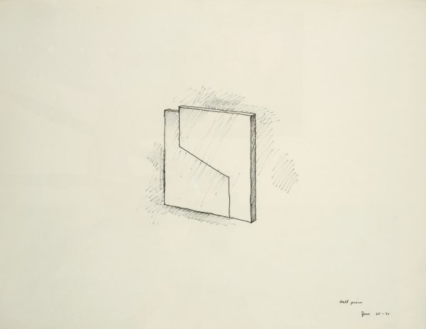 John McCracken, Untitled (Wall Piece Study), 1965-1971
