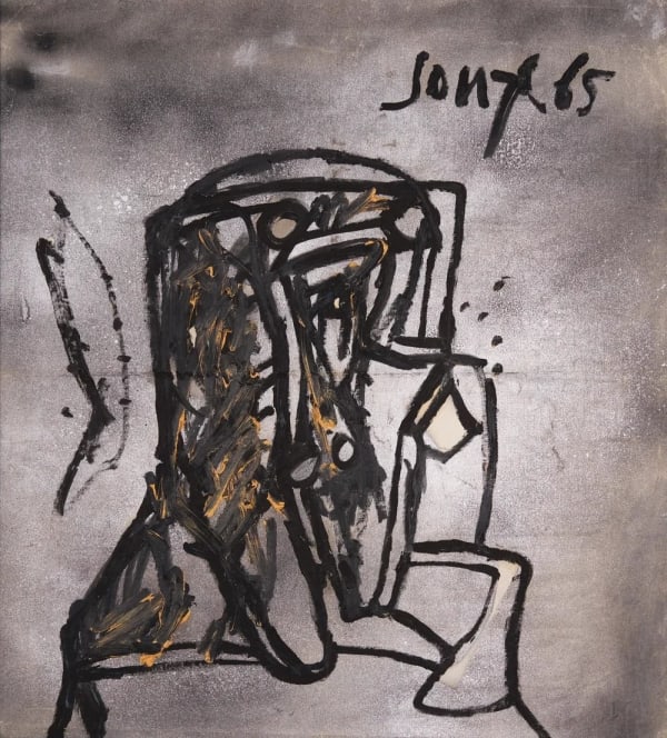 Francis Newton Souza, Untitled, 1965